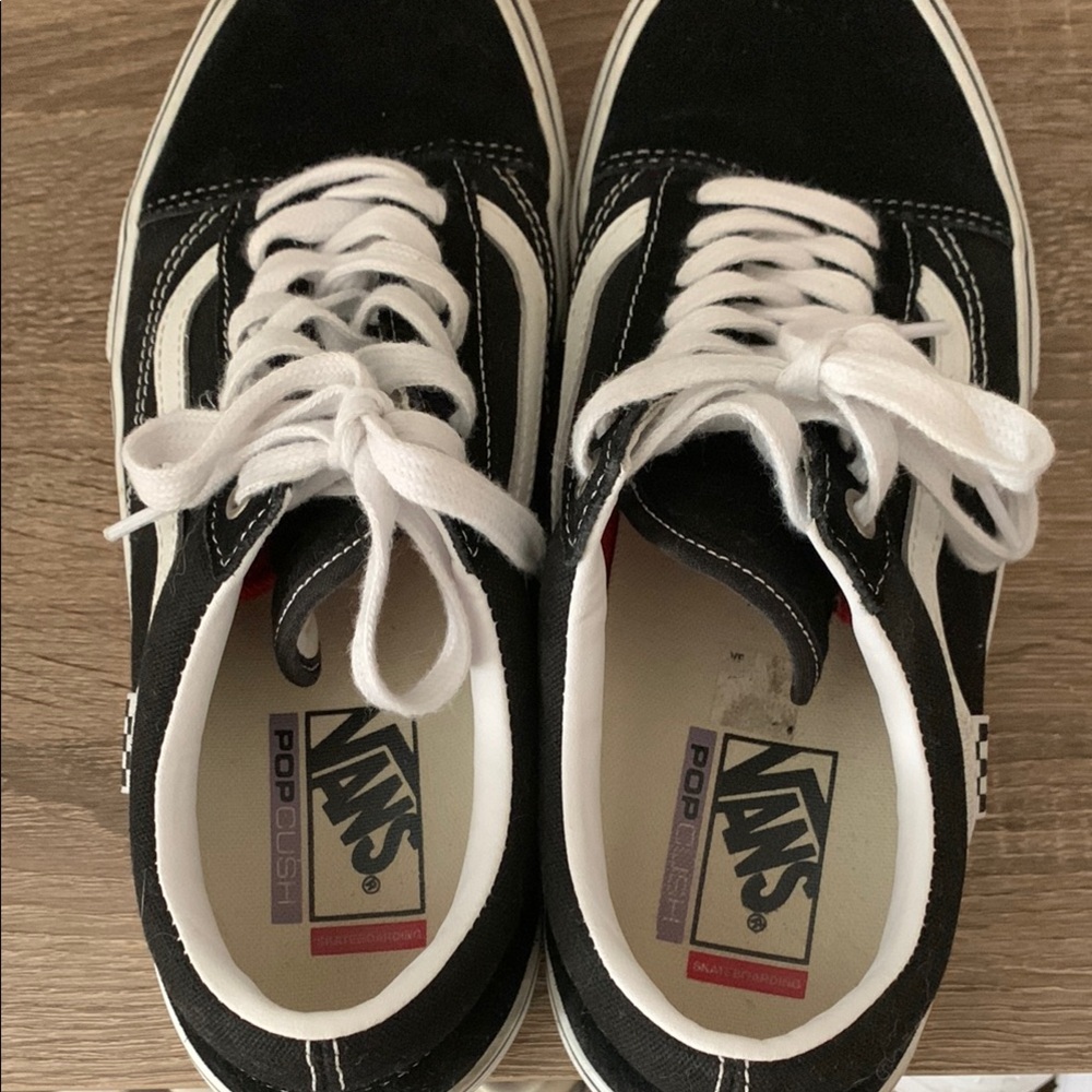Vans Black and White Sneakers - Picture 6 of 7